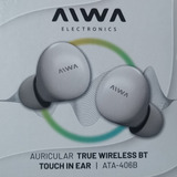 Auriculares Aiwa Ata 406b Inalámbricos Bluetooth Impecables 