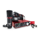 Interface De Audio Externa Focusrite Scarlett Studio Kit