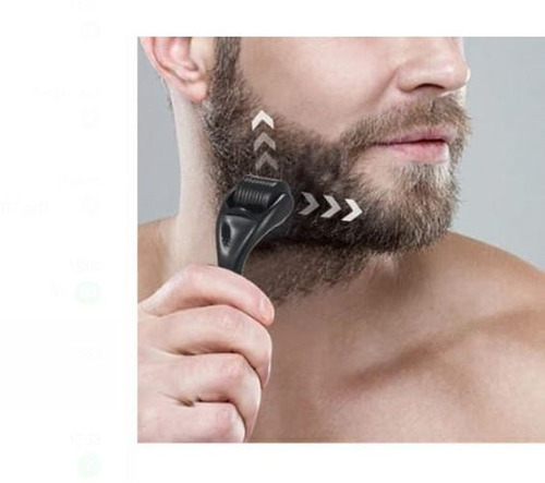 Kit 2 Dermaroller 540 Agulha 0,5mm Cresce Barba E Cabelo