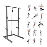 Multigym Polea Alta Dorsalera Rack Paralelas Dominadas 5en1