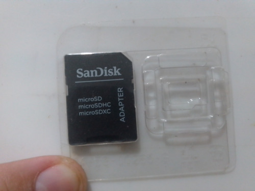 Adaptador Sd Sandisk Leitor Micro Sd Sdhc Sdxc Note
