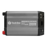 Inversor De Voltagem Com Usb 2000w 12v / 220v Techone