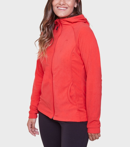 Campera Montagne Aradia Con Capucha Mujer Micro Polar