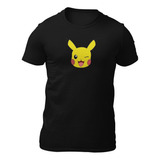 Playera Día Del Niño Pikachu Cabeza Pokémon Regalo