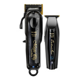 Combo Wahl Cordless Magic Clip + Detailer Black Bivolt