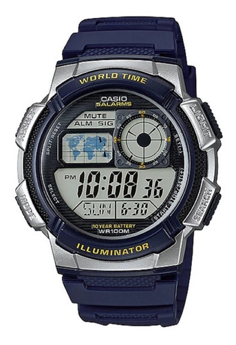 Reloj Casio Ae1000w Original Resistente Agua Pila 10 Años