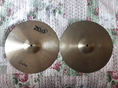 Prato Zeus Custom Chimbal Hihat 14 Zchh14 Liga B20 (par)