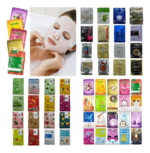 Pack 10 Piezas De Mascarillas Surtidos Coreana Hidratantes