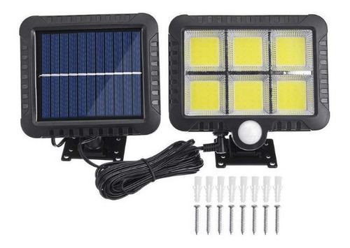 Lámpara Led Solar Con Sensor De Movimiento 260lm