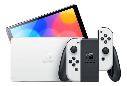 Nintendo Switch Oled Blanco 64gb +zelda +ghostrunner+estuche