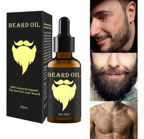 Haga Crecer El Vello Facial De Barba Con Aceite Esencial Ace