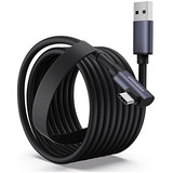 Cable 5m Para Oculus/meta Quest 2/3/pro Y Pc/steam Vr (negro