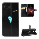 Case / Capa Flip P/ Asus Rog Phone 2 Zs660kl + Brinde