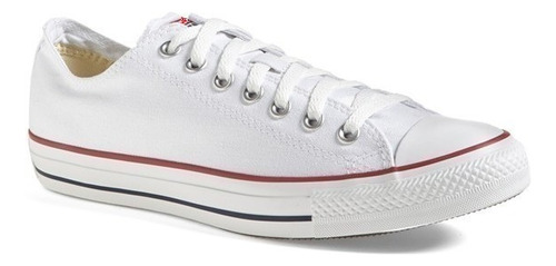 Tenis Clasico De Lona Color Blanco Importado Economico ¡