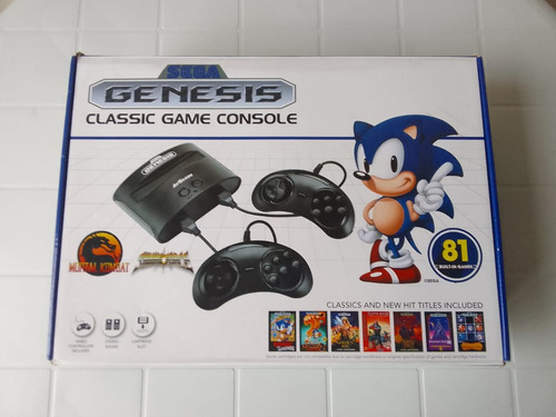 Console Sega Genesis Classic Com 81 Jogos - Completo