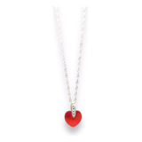 Collar Cadena Decorado C Cristales Swarovski® 10mm Heart