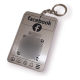 Llaveros Personalizados Facebook 8x5 (6pzas)