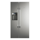 Refrigerador No Frost 504l Side By Side Inox Com Dispensador