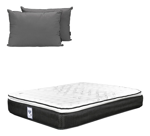 Colchón King Size Spring Air Donovan + Almohadas 2 Pack