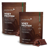 Kit 2x Whey Protein Puravida - 100% Isolado - 450g Cada 