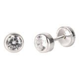 Aros Abridores Aritos Plata 925 Susanito Plateado Con Strass