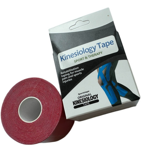 Bandagem Adesiva Kineosio Tape Fita P/ Dor Muscular Forte