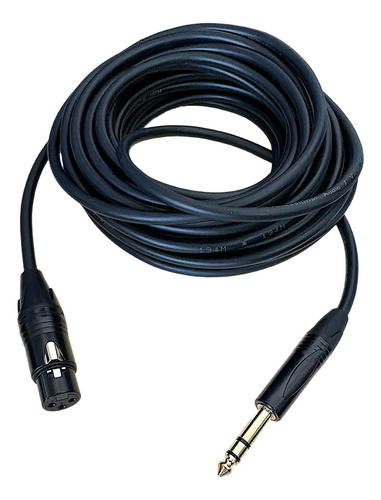 Cable Para Micrófono Plug A Xlr Hembra Balanceado 10 Metros