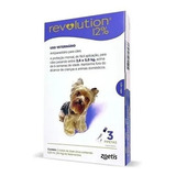 Antipulgas Revolution 12% Cães 2,6 A 5kg C/3 Pipetas