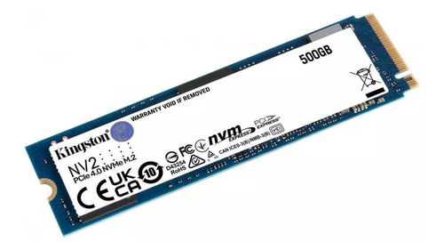 Ssd M.2 Kingston Nv2 Pcie 4.0, 500gb, 3500mbs