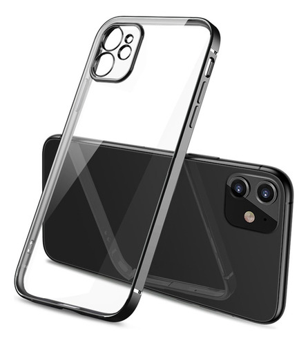Capa Case Para iPhone 11 Pro/11/11 Pro Max Quadrado Tpu