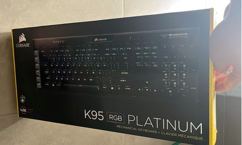 Corsair Platinum K95 Qwerty Cherry Mx Rgb Ingles Mecanico