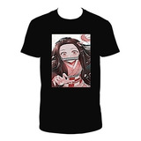 Polera Nezuko Kamado Kimetsu No Yaiba Unisex Algodon