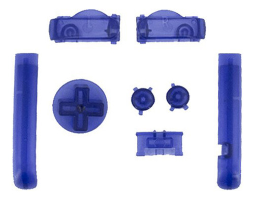 Set Botones Color Midnight Blue Para Game Boy Advance