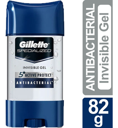 Desodorante Gillette Variedades Aromas Gel Invisible 82g