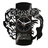 Reloj De Pared Hecho A Mano De Game Of Thrones De Vinilo De 