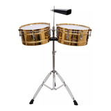 Parquer Timbal Timbaleta Tipo Lp Dorada 14 15 Musicapilar