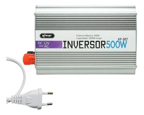 Inversor De Energia 500w Automotivo Conversor 12v Para 110v