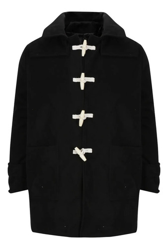 Chaqueta Casual Con Botones De Color Liso Y Bolsillos Para H