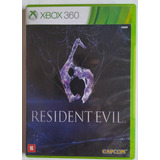 Jogo Resident Evil 6 Original Xbox 360 Midia Fisica Cd.