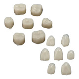 Dentes De Resina A3, Anteriores+molares+massa. Amarelados