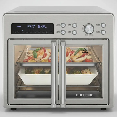 Chefman Horno Tostador Freidora De Aire Con Puerta Francesa | Envío gratis