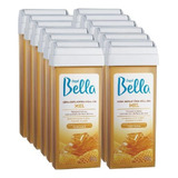 Kit 24 Refil Cera Depilatória Roll-on Mel Depil Bella 100grs