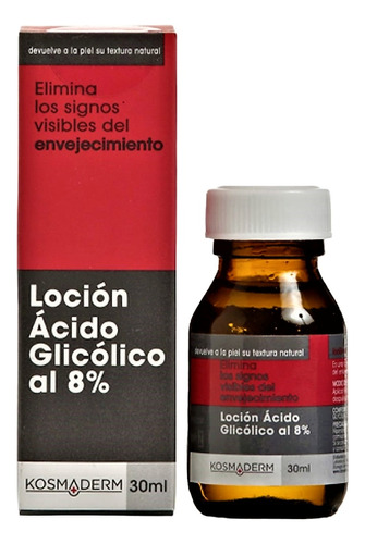 Acido Glicolico Locion 8% 30ml - L a $55500