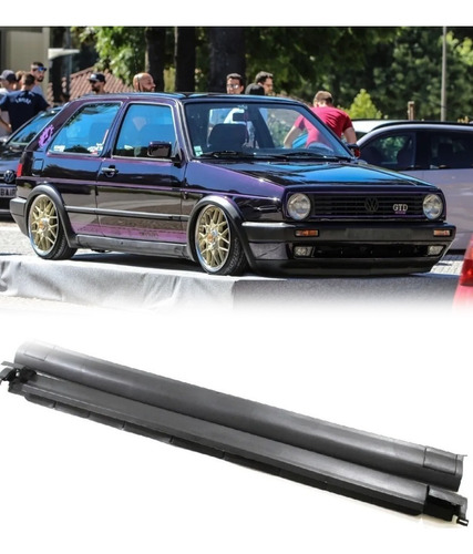 Par De Estribos Plastico Vw Jetta A2 Golf Gti Con Tapas Mk2