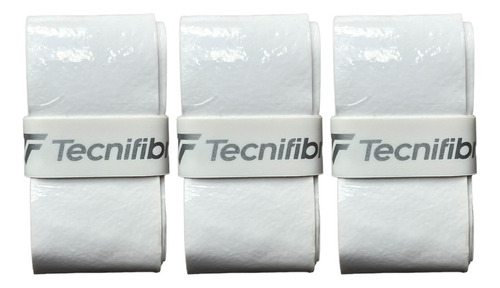 3 Overgrips Tornagrips Tecnifibre Contact Pro Blancos