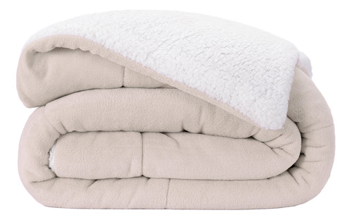 Coberdrom Rolinho Sherpa/manta Fleece King  Casa Paulinha