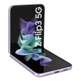 Refabricado Samsung Galaxy Z Flip3 Punto Pantalla Lavanda