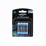 Blister 4 Pilas Aaa Recargables Energypro + 1000 Recargas !