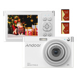 Andoer Cámara De Video Camcorder 4k Portátil 50mp.. 88  Ips