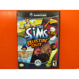 The Sims Bustin' Out Original Nintendo Gamecube Ntsc